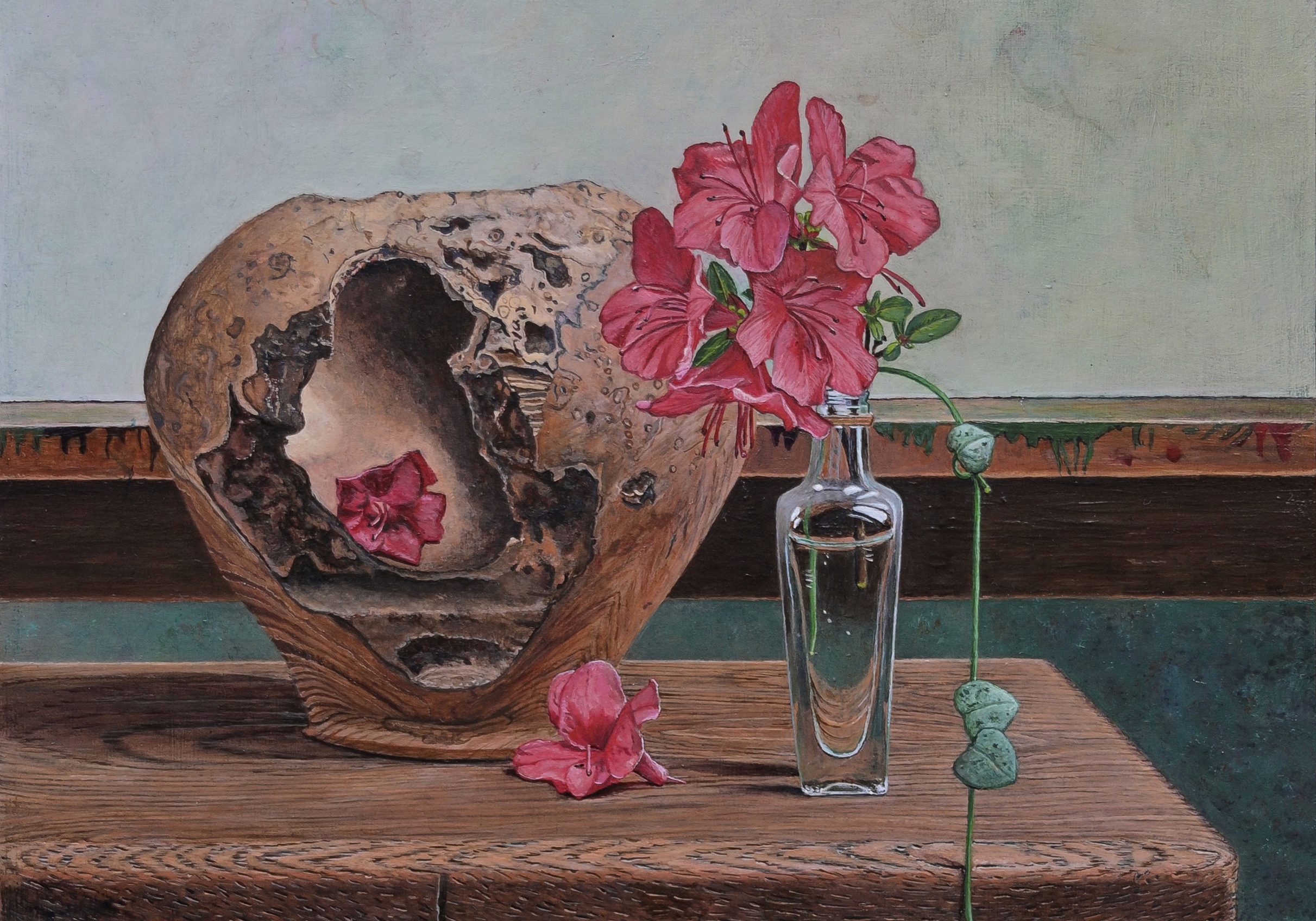 felle lente kleur schilderij teodora pecenica